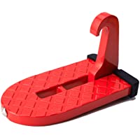 NEWX Escalón de puerta de coche- escalera plegable- reposapiés para vehículo- gancho de fácil acceso al techo del coche…
